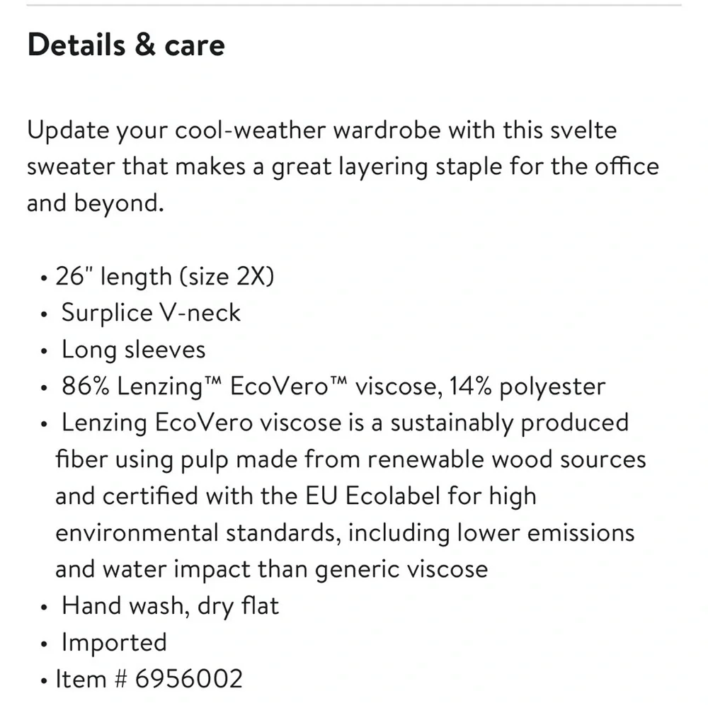 Halogen Faux Wrap Ribbed Sweater Burgundy Women’s Size 3X - Picture 7 of 7